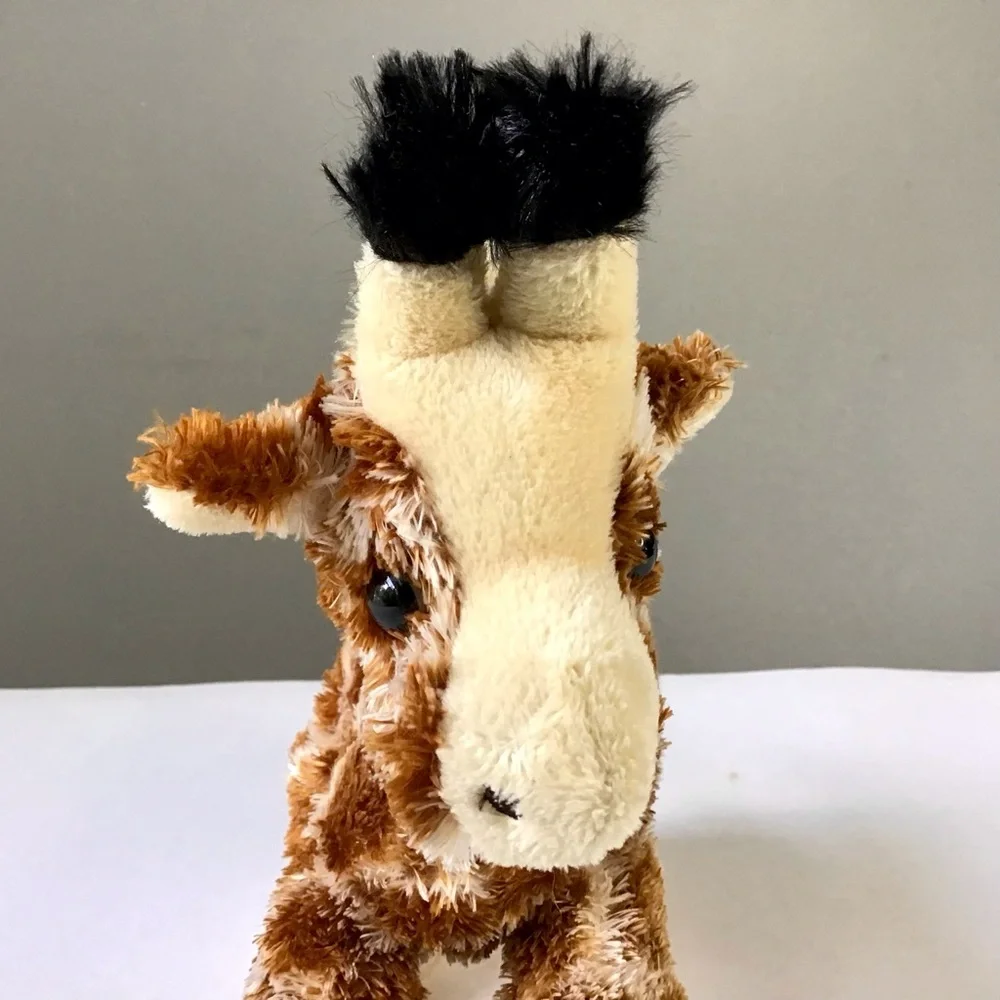 Aurora Gigi Giraffe Plush Stuffed Animal Mini Flopsies Weighted Beanbag 8”